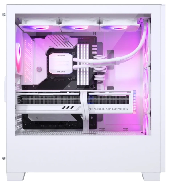 Игровой компьютер 990376 (Core Ultra 7 265KF 3,9 ГГц/Intel Z890/32 ГБ DDR5 6 ГГц/1024 ГБ/RTX 5070 12 ГБ/Wi-Fi/850W/Phanteks 523 XT PRO ULTRA Matte TG RGB White) - купить по выгодной цене!