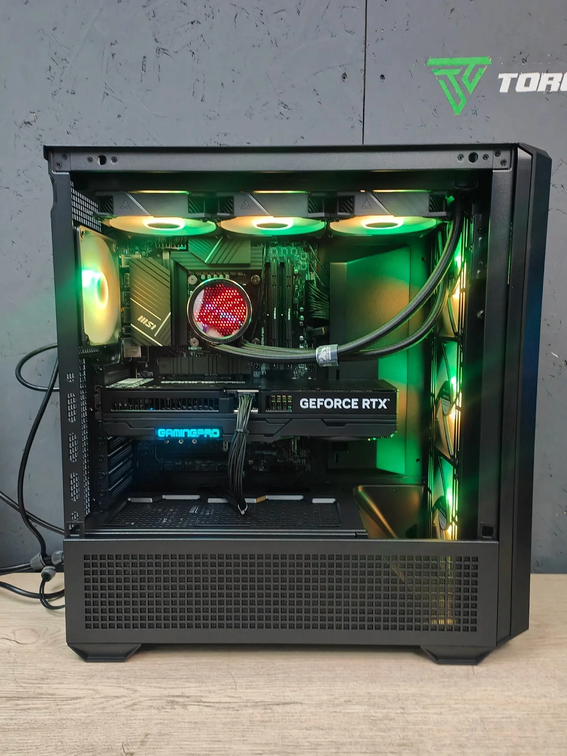 Игровой компьютер 989748 (Ryzen 9 7950X3D 4,2 ГГц/AMD B850/32 ГБ DDR5 6 ГГц/2048 ГБ SSD/RTX 5080 16 ГБ/Wi-Fi/1000W/Cougar AIRFACE PRO RGB Black)