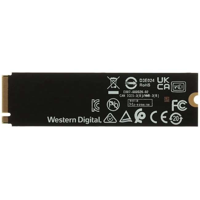 Твердотельный накопитель Western Digital 1000 Gb SN5000 Blue (WDBS3F0010BNC-WRSN) купить! 