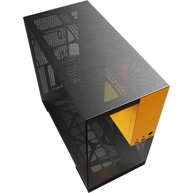 Компьютерный корпус Geometric Future Model 5 ARGB Black Yellow with fans (1AM5WKBY01100) купить! 