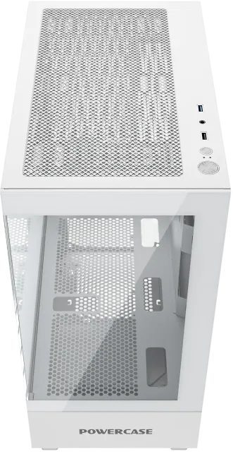 Компьютерный корпус Powercase Vision Micro M TG White (CVMMW-L0) купить! 