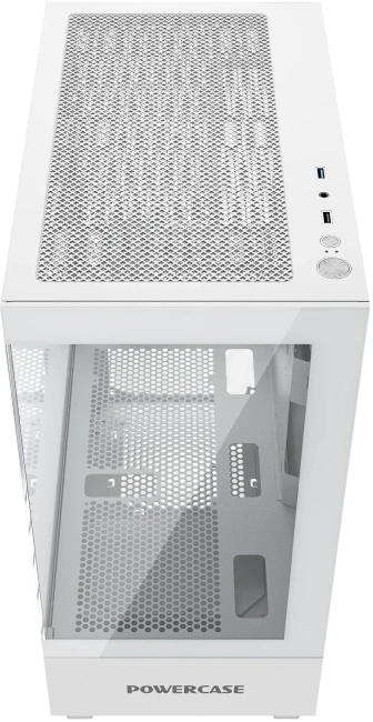 Компьютерный корпус Powercase Vision Micro M TG White (CVMMW-L0) купить! 