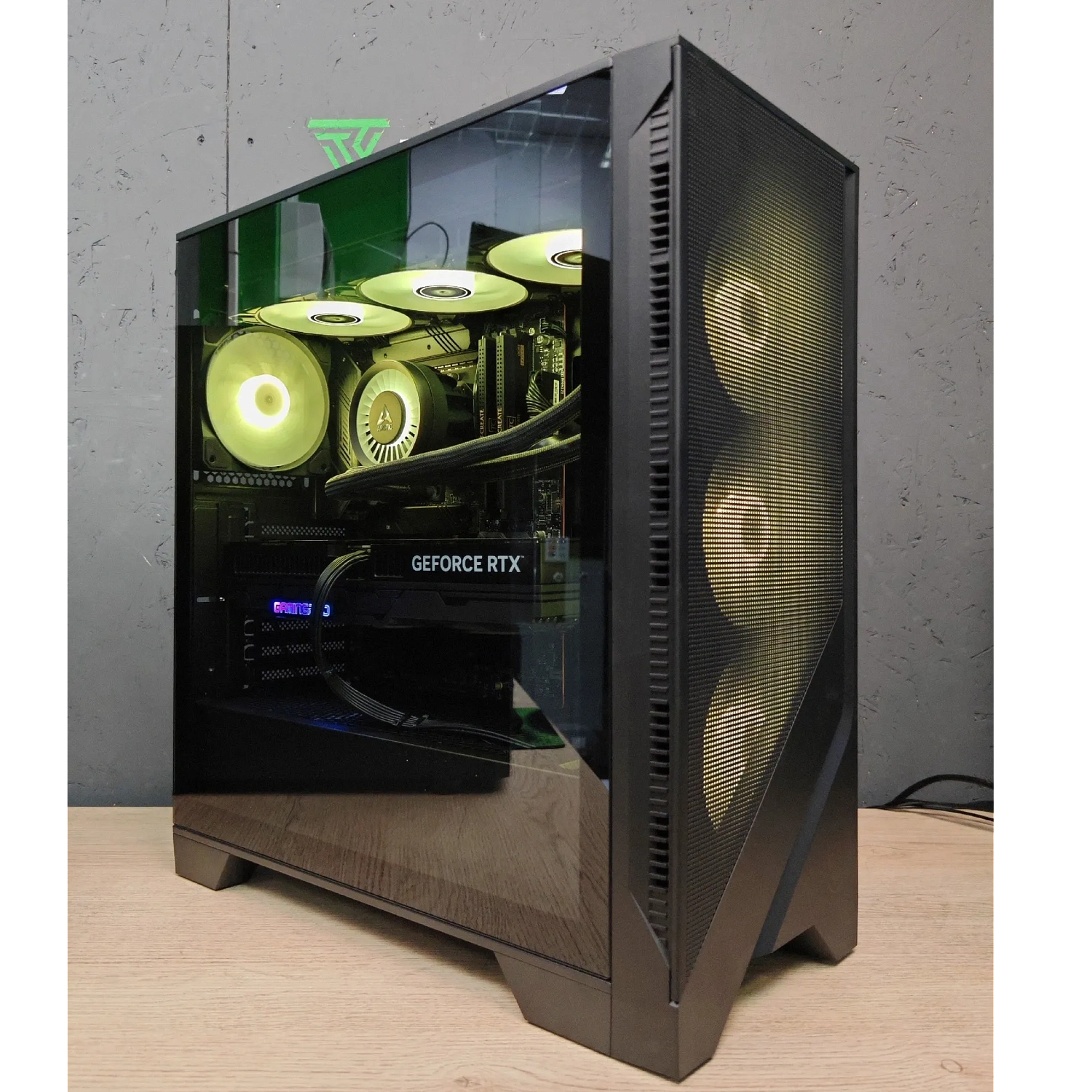 Игровой компьютер 989990 (Core i7-12700KF 3.6 ГГц/Intel Z790/32 ГБ DDR5 6 ГГц/1024 ГБ SSD/RTX 4070 12 ГБ/Wi-Fi/850W/Phanteks 523 XT PRO ULTRA TG RGB Black)