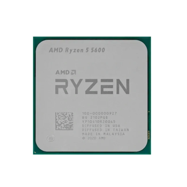 Процессор AMD Ryzen 5 5600 (3.5 ГГц - 4.4 ГГц / AM4 / кол-во ядер: 6  / TDP 65 Вт), OEM купить! 