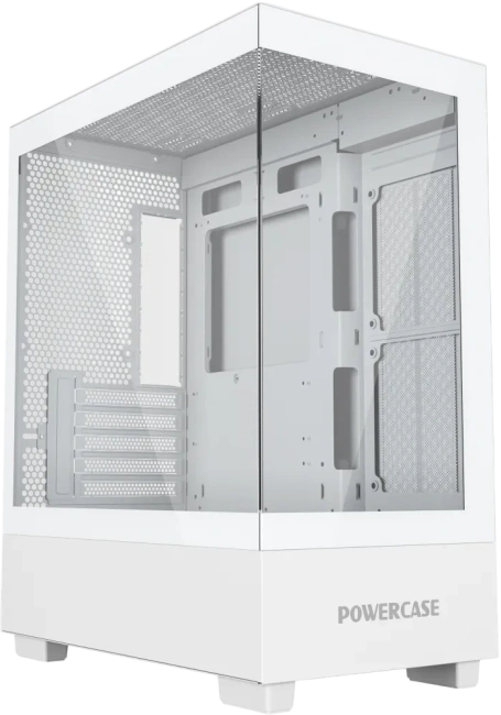 Компьютерный корпус Powercase Vision Micro M TG White (CVMMW-L0) купить! 