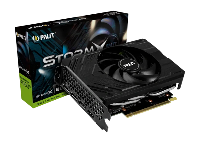 Видеокарта Palit GeForce RTX 4060 TI 8GB STORMX (NE6406T019P1-1060F), Retail купить! 
