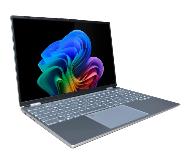 Ноутбук для работы и учебы 16 IPS 4 ядра HL160 (Intel N95/16"1920x1200/16Gb/512GB SSD/WiFi/BT/Win 11 Pro) Silver - фото