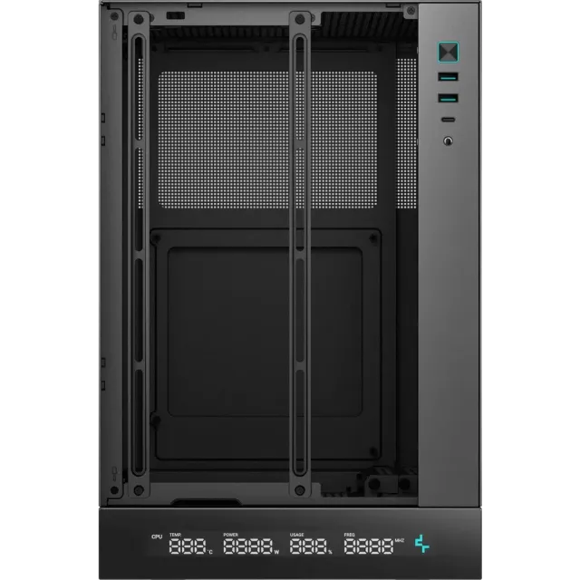 Компьютерный корпус Deepcool CH170 DIGITAL (R-CH170-BKNPI0D-G-1) Black купить! 
