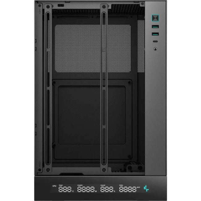 Компьютерный корпус Deepcool CH170 DIGITAL (R-CH170-BKNPI0D-G-1) Black купить! 