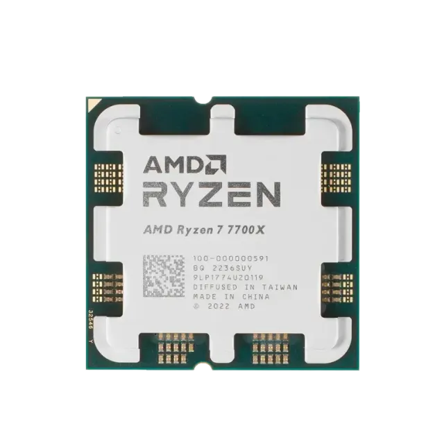Процессор AMD Ryzen 7 7700X (4.5 ГГц - 5.4 ГГц / AM5 / кол-во ядер: 8  / TDP 105 Вт), OEM купить! 