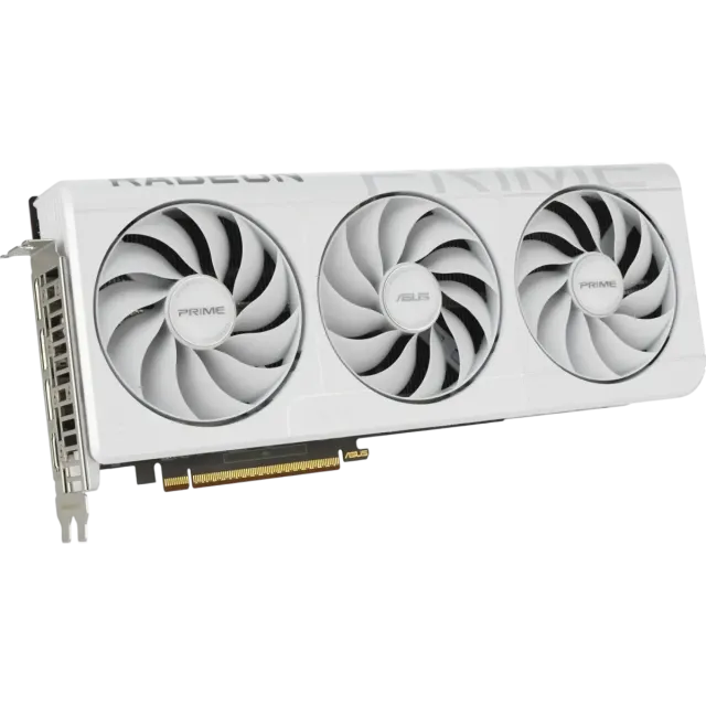 Видеокарта ASUS Radeon RX 9070 XT 16GB PRIME OC WHITE  (PRIME-RX9070XT-O16G-WHITE)  (90YV0L75-M0NA00) купить! 