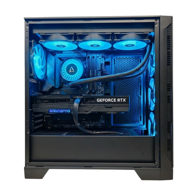 Игровой компьютер 989714 (Ryzen 7 9800X3D 4,7 ГГц/AMD B850/32 ГБ DDR5 6 ГГц/1024 ГБ SSD/RTX 5070 12 ГБ/Wi-Fi/1000W/MSI MAG FORGE 320R AirFlow TG ARGB) - купить по выгодной цене!