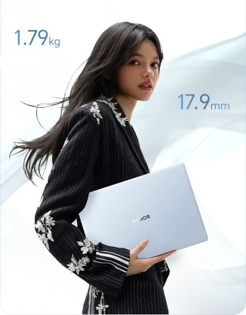 Ноутбук HONOR MagicBook X16 Plus 2025 BRB-5211 (Core 5 220H/16.1"/2.5K/32 Гб/2Tb SSD/Graphics/Win 11) 5301ALYK Blue - фото