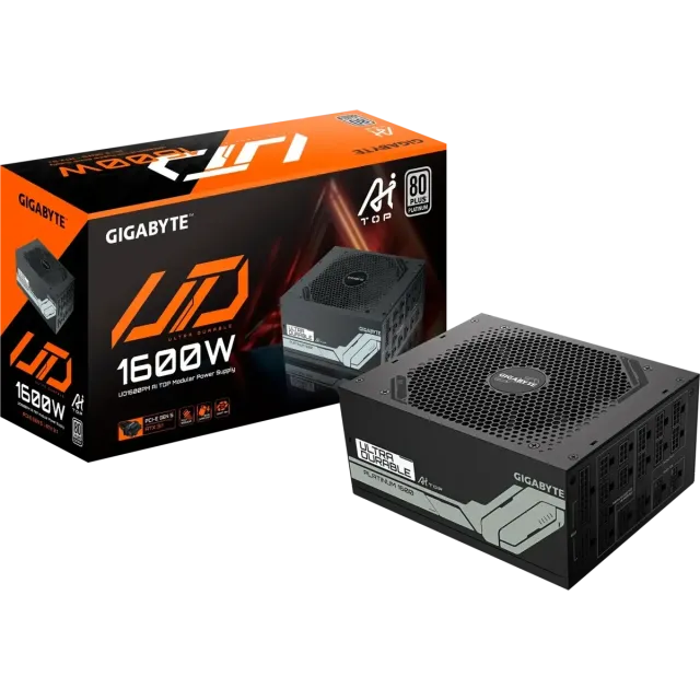 Блок питания Gigabyte 1600W UD1600PM PG5 AI TOP (GP-UD1600PM PG5) 16 Pin (PCIe 5.0 Connector Cable Details) купить! 