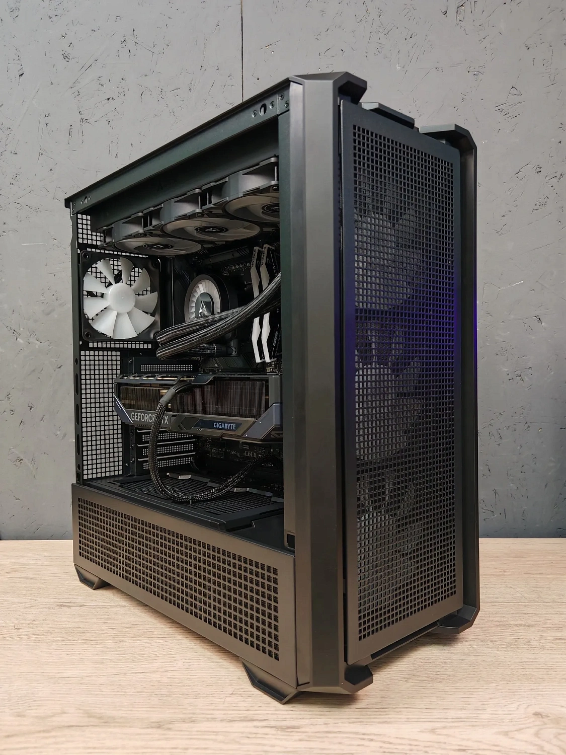 Игровой компьютер 989730 (Ryzen 9 7900X3D 4,4 ГГц/AMD B850/32 ГБ DDR5 6 ГГц/1024 ГБ SSD/RTX 5080 16 ГБ/Wi-Fi/1000W/Chieftec APEX TG ARGB)
