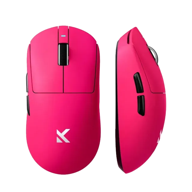 Мышь беспроводная mchose A7 PRO, радиоканал/bluetooth, 8KHz, розовая