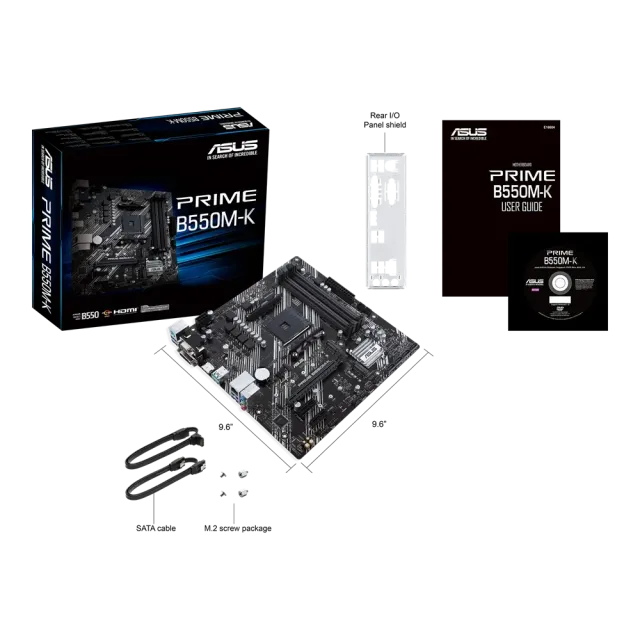 Материнская плата ASUS PRIME B550M-K (AM4/AMD B550/4xDDR4/mATX) купить! 