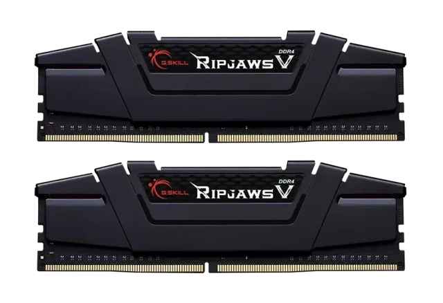 Оперативная память DDR4 16 ГБ 3200 МГц G.Skill RIPJAWS V (F4-3200C16D-16GVKB) модулей 2 шт. купить! 