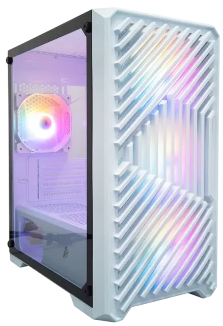 Компьютерный корпус 1STPLAYER TRILOBITE T5 TG (T5-WH-4F1-W) White купить! 