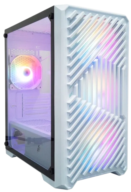 Компьютерный корпус 1STPLAYER TRILOBITE T5 TG (T5-WH-4F1-W) White купить! 