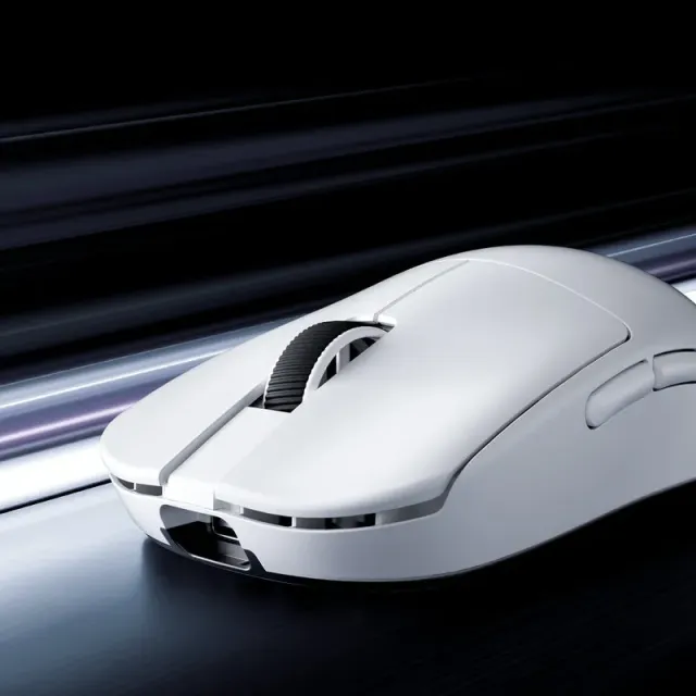 Мышь беспроводная Mchose l7 pro радиоканал/bluetooth/ белый