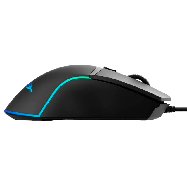 Мышь проводная Acer OMW121 черный оптическая (6400dpi) (6but)