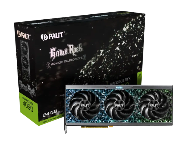 Видеокарта Palit GeForce RTX 4090 GameRock (NED4090019SB-1020G) Retail купить! 