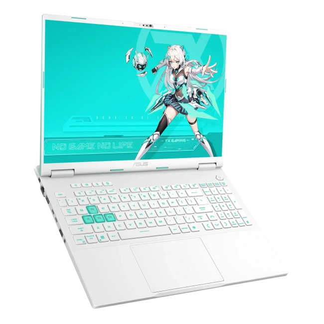 Ноутбук Asus TUF Gaming F16 FA608UM260-0EAEXHB8X10 (AMD Ryzen 7 260/16" 2560x1600/16Gb/1024Gb SSD/NVIDIA GeForce RTX 5060 8Gb/Win 11 Home) Бирюзовый - фото