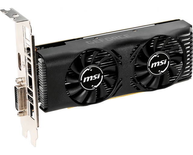 ジャンク GTX 1650 4GB LP Видеокарта MSI GeForce GTX 1650 4GT LP OC, Retail - купить. цена