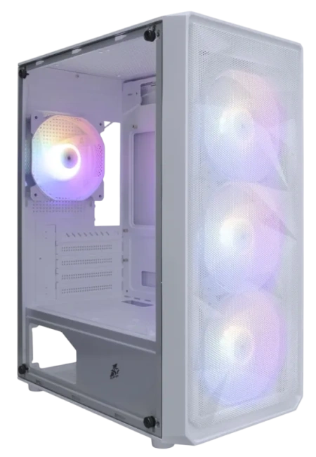 Компьютерный корпус 1STPLAYER FD3-M LED White (FD3-M-WH-4F1-W) купить! 