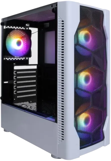 Компьютерный корпус 1STPLAYER DK D4 FRGB White (D4-WH-4F1) купить! 