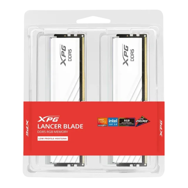 Оперативная память DDR5 32 Gb 6000 MHz ADATA XPG Lancer Blade RGB White (AX5U6000C3416G-DTLABRWH) купить! 