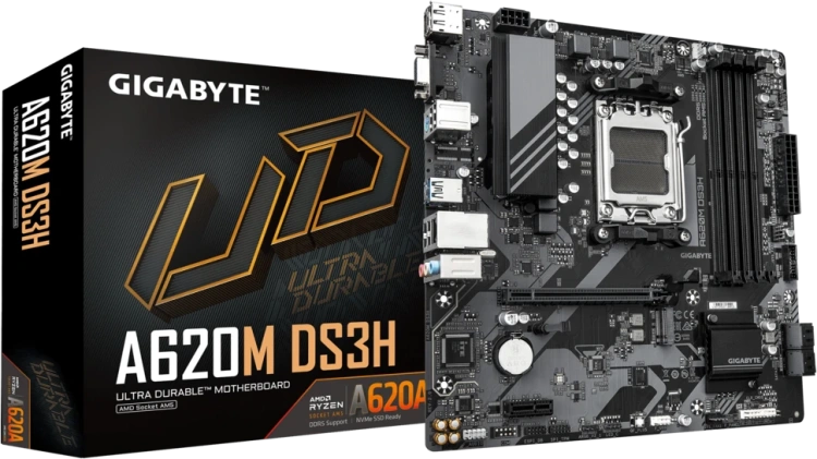Материнская плата Gigabyte A620M DS3H 2.0 купить! 