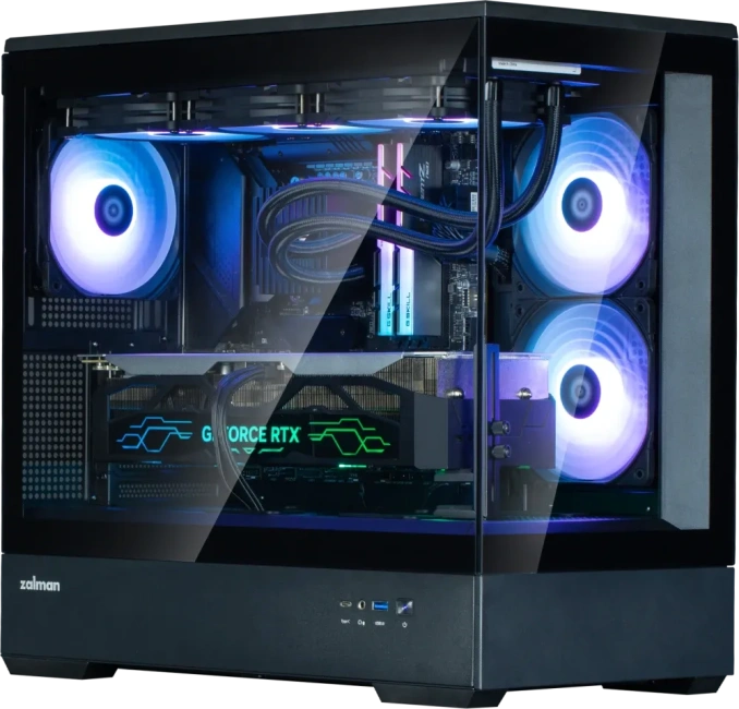 Компьютерный корпус Zalman P30 V2 TG ARGB Black купить! 