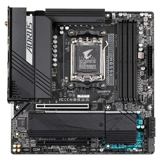 Материнская плата Gigabyte B650M AORUS ELITE AX купить! 