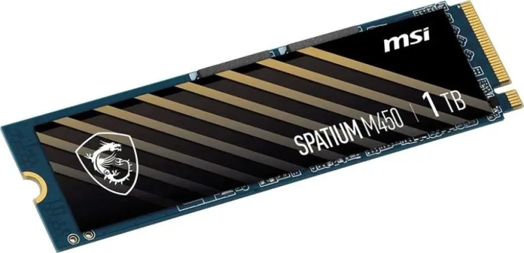 Твердотельный накопитель MSI 1000 Gb SPATIUM M450 S78-440L0M0-P83 купить! 
