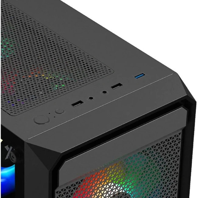 Компьютерный корпус XASTRA A303M TG 3FRGB Black (A303M-2FC14F-1FC12F) купить! 