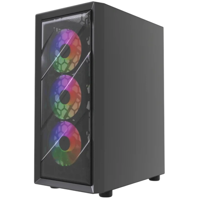 Компьютерный корпус Powercase Mistral EA21 TG FRGB Black (CMAEA21-L4) купить! 