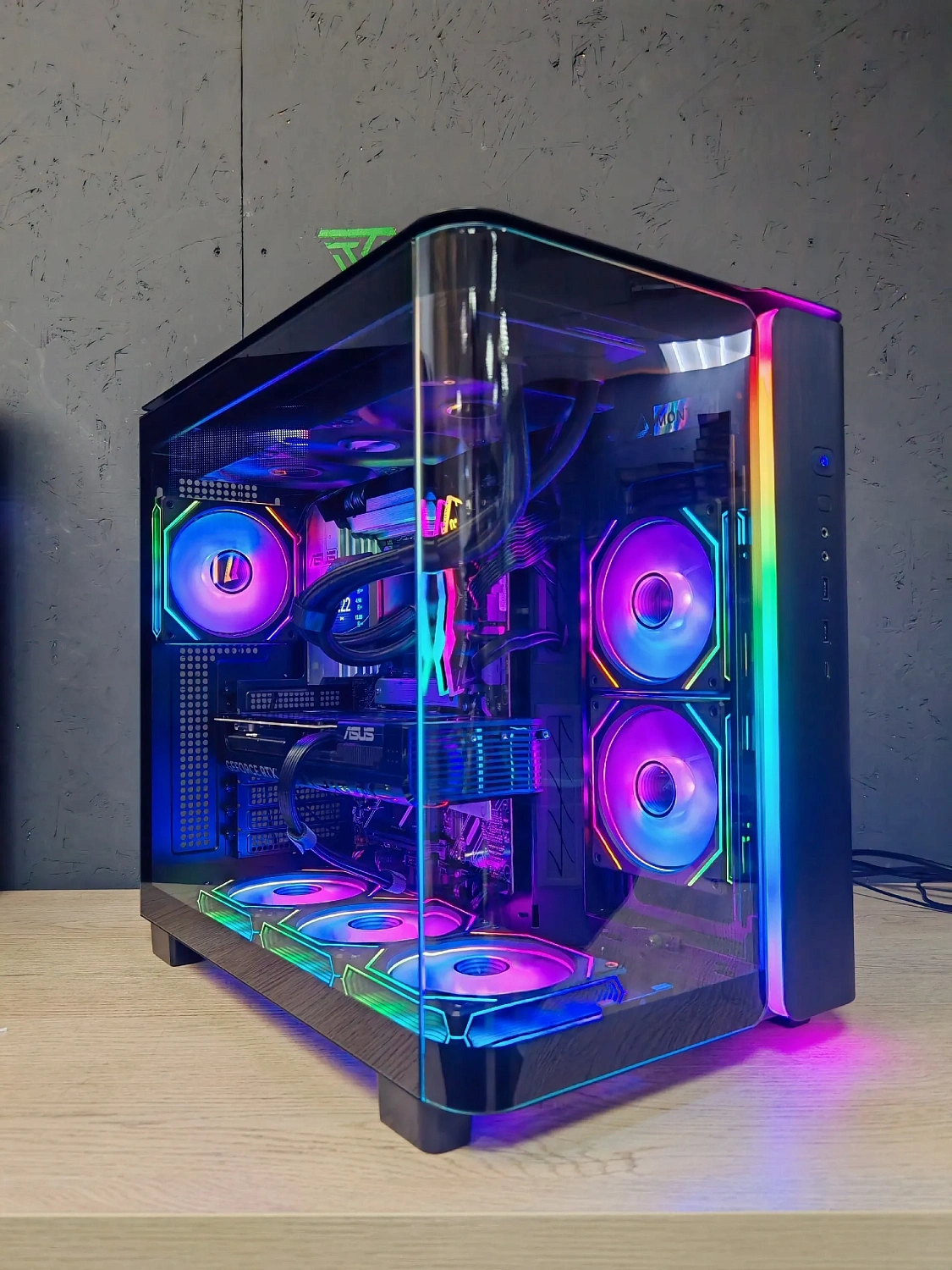 Игровой компьютер 992954 (Core Ultra 7 265KF 3.9 ГГц/Intel B860/32 ГБ DDR5 6.0 ГГц/1024 ГБ SSD/RTX 5060 Ti 16 ГБ/Wi-Fi/850W/Montech KING 95 PRO ARGB Black)