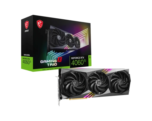 Видеокарта MSI GeForce RTX 4060 Ti GAMING X TRIO (RTX 4060 Ti GAMING X TRIO 8G), Retail купить! 