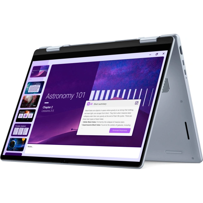 Ноутбук Dell 14 Plus 2-in-1 DB04250 (Ultra 7 256V/14" 1920x1200 Touch/16Gb/1Tb SSD/Win 11 Home) Ice Blue - фото