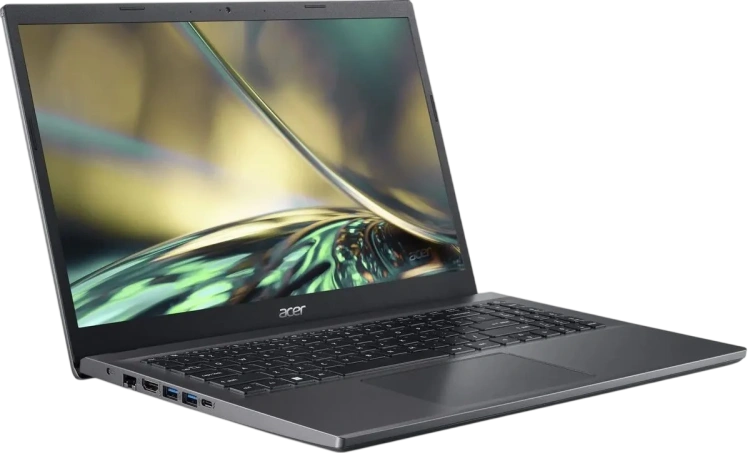 Ноутбук Acer Aspire 5 A515-57-77GB (Core i7 12650H/15.6"/1920x1080/8Gb/512Gb SSD/Intel UHD/Win 11 Home) Gray - фото