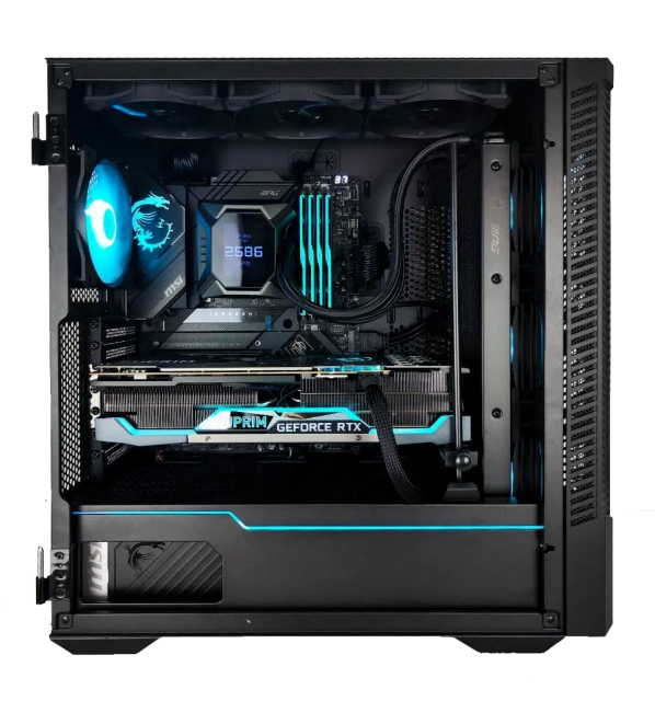 Игровой компьютер 681117 (Core i7-13700 2.1 ГГц/B760/64 ГБ DDR5 5.6 ГГц/512 ГБ SSD/GeForce RTX 4060 Ti /Wi-Fi/Блок 850W/Корпус MSI MPG VELOX 100P AIRFLOW/Win 10 Pro Trial) - купить по выгодной цене!