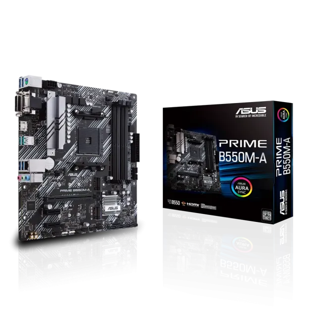 Материнская плата Asus PRIME B550M-A (AM4/AMD B550/4xDDR4/mATX) купить! 