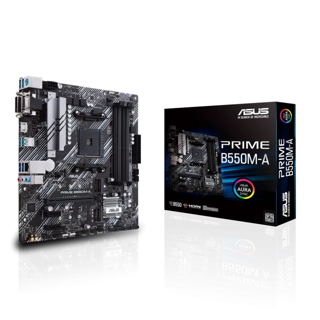 Материнская плата Asus PRIME B550M-A (AM4/AMD B550/4xDDR4/mATX) купить! 