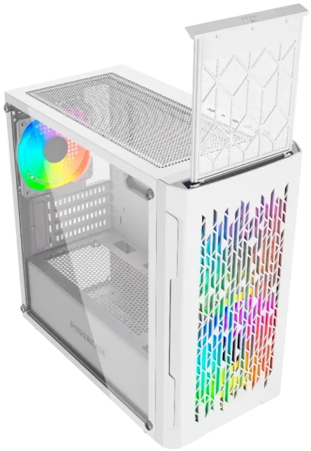 Компьютерный корпус Powercase Mistral Micro D3W TG ARGB PWM White (CMMDW-A3) купить! 