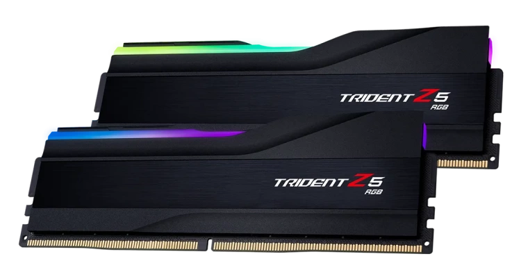 Оперативная память 64 Gb 6400 MHz G.SKILL TRIDENT Z5 RGB Black (F5-6400J3239G32GX2-TZ5RK) модулей 2 шт. купить! 