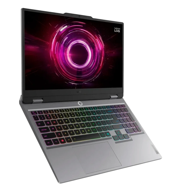 Ноутбук Lenovo LOQ 15AHP10 (AMD Ryzen 7 250/15.6 1920x1080 144Hz/32Gb/4096Gb SSD/NVIDIA RTX 5060 8Gb/Win11Pro) Серый - фото