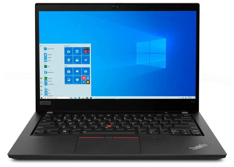 Ноутбук Lenovo ThinkPad T14p (Core i7 13700H/14"/2240x1400/16Gb/1024Gb SSD/GeForce RTX 3050 4Gb/Win 11 Pro) Black - фото