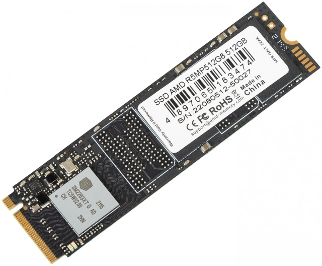 Твердотельный накопитель SSD 512 ГБ M.2 NVMe AMD Radeon R5 (R5MP512G8) купить! 